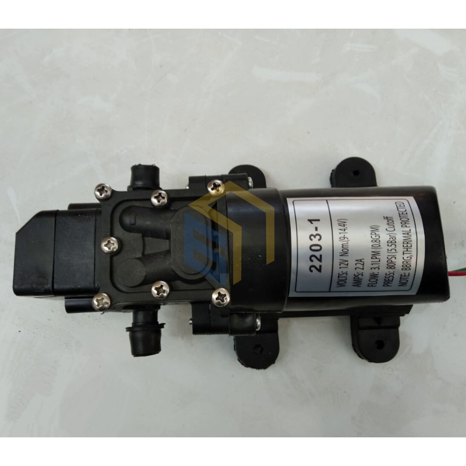 Двигун із насосом у зборі 12V обприскувача акумуляторного Grunhelm GHS-20 (37331)