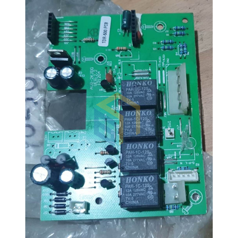 Плата AVR-2KJDQ (VER:2.2) стабилизатора напряжения Forte TDR-500VA (2013г) (40256)