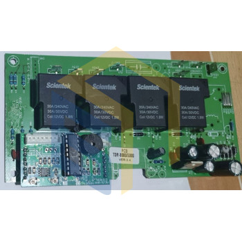 Плата AVR-5KJDQ (VER:2.4) стабилизатора напряжения Forte TDR-5000VA (2013г) (40740a)