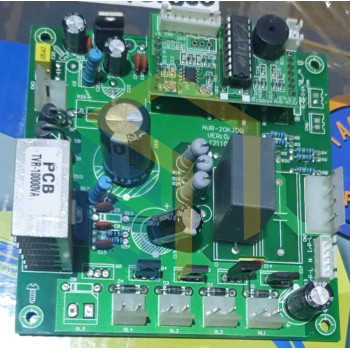 Плата AVR-57JV (VER:0,2/0.3) стабилизатора напряжения Forte TDR-5000VA (2013г) (40748a)