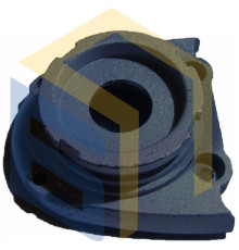 Фланець корпусу редуктора УШМ болгарки Forte EG 13-125 VL (40850)