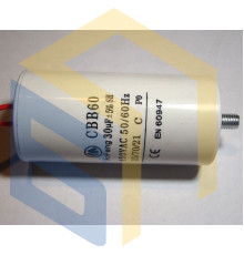 Конденсатор (30 Мкф) компресора повітряного Forte FL-2T24, FL-2T50 (48270)