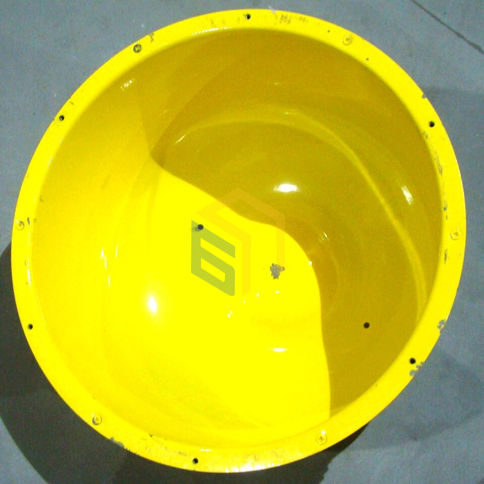 Нижняя часть бака и венец в сборе бетономешалки Сталь БСТ 125 (56501)