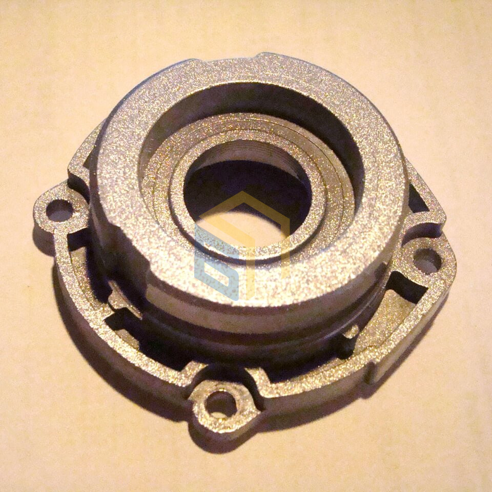 Фланец корпуса редуктора УШМ болгарки Сталь КШМ 12-125 Д, КШМ 12-125 РД (59622)