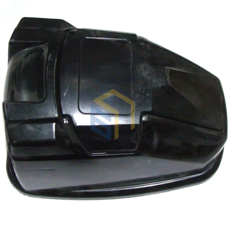 Кришка двигуна (Тип №2) бетонозмішувача (125-180л) Оранжевая (61020)