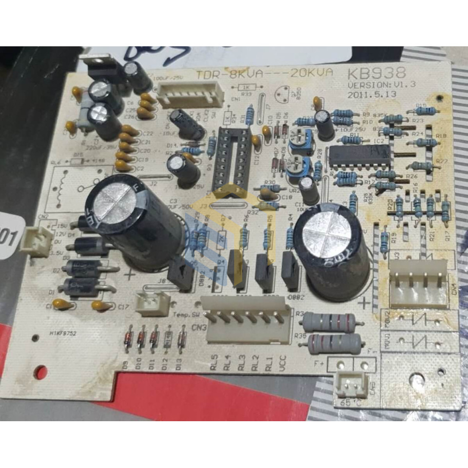 Плата (КВ938 без микросхемы) стабилизатора напряжения Forte ACDR-10kVA (66724c)