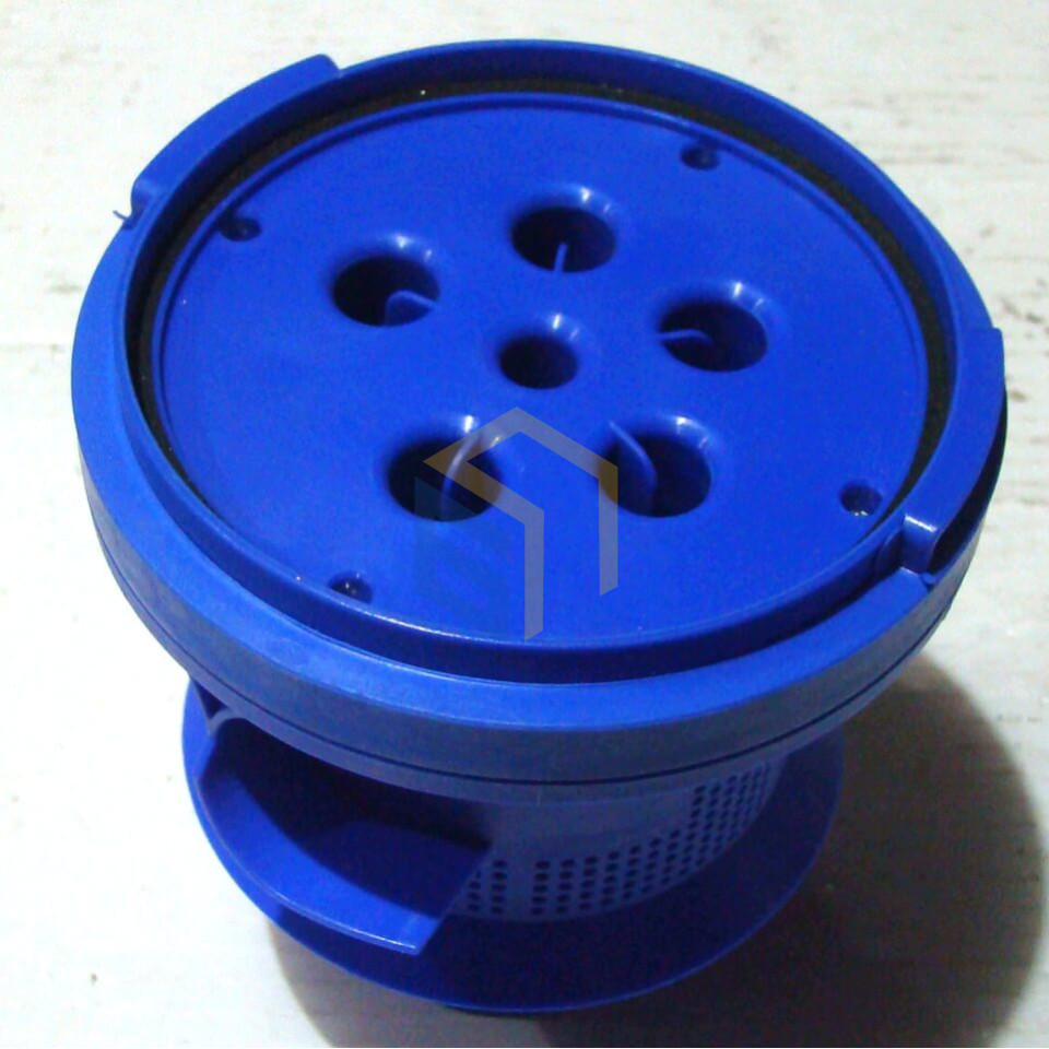 Фильтрующий блок (синий) пылесоса бытового Grunhelm GVC8216 (67269)