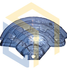 Кожух диска защитный пилы торцовочной Сталь ТП-255 (68277)