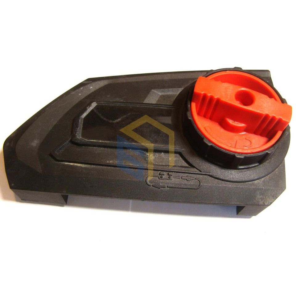 Крышка с ручкой натяжителя цепи электропилы Grunhelm GES 28-45P (70099)