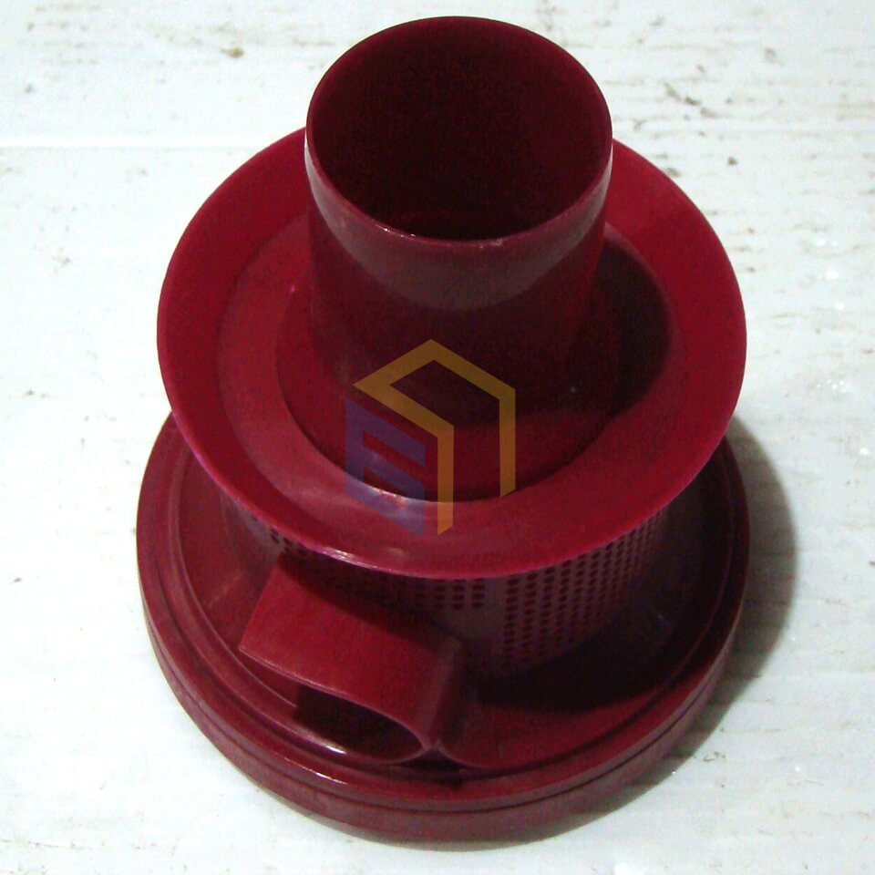 Фильтрующий блок (красный) пылесоса бытового Grunhelm GVC8216 (74846)