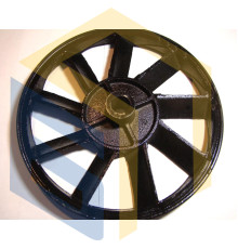 Шкив большой компрессора воздушного Сталь КСР-04/100 (75370)