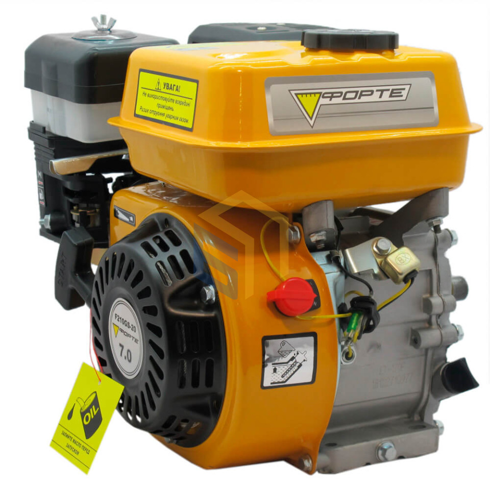 Двигун бензиновий (7к.с) - F210GS-20 (ФОРТЕ) (79728)