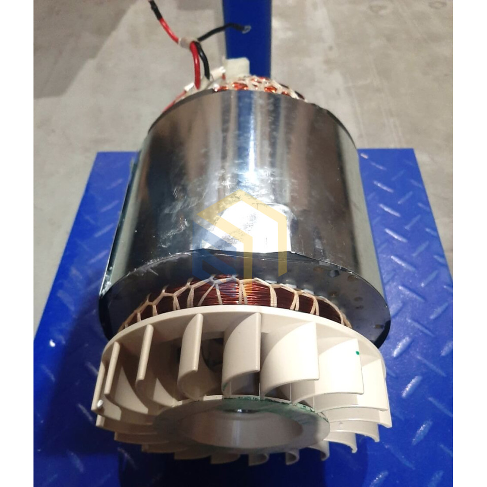 Альтернатор у зборі (якір+статор однофазний) 6 кВт генератора дизельного Forte FGD8000E (83412)