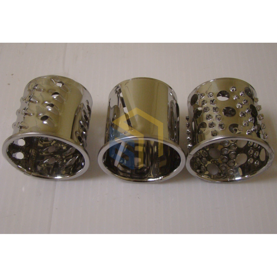 Комплект насодок для шинковки (3шт.) мясорубки Grunhelm AMG180SS (84412b)