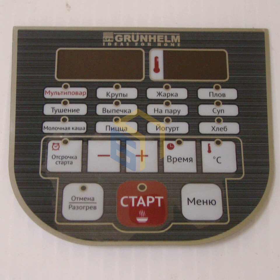 Наклейка панелі мультиварки Grunhelm MC-39 LS (85784)