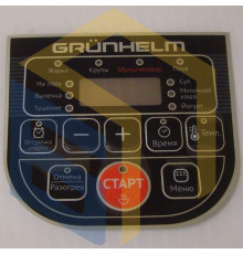 Наклейка панелі мультиварки Grunhelm MC-37 S (85792)