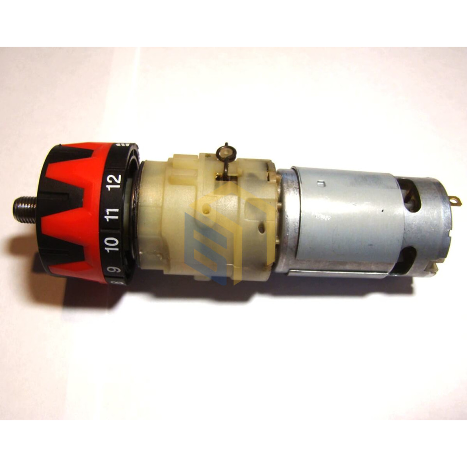 Редуктор з електродвигуном у зборі шурупокрута акумуляторного Forte CDL 1217-2 LB2 (85815)