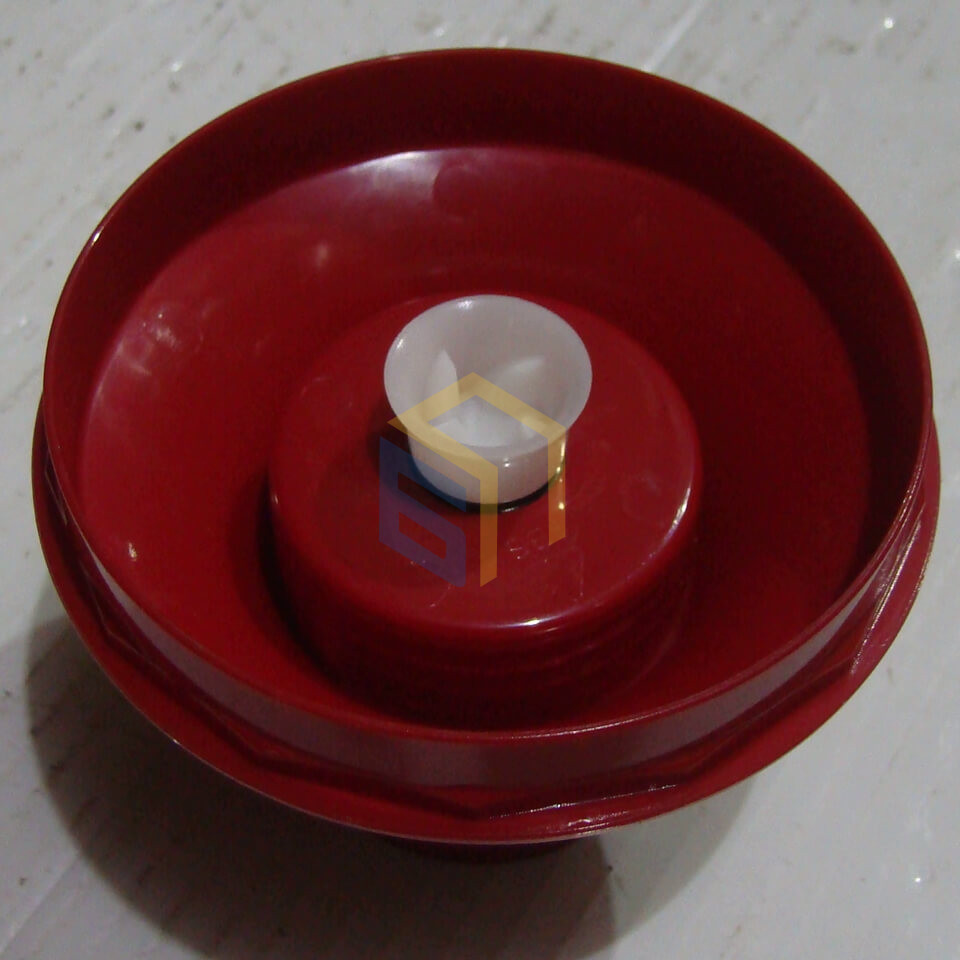 Редуктор (красный) для измельчителя чаши 600 мл блендера Grunhelm EBS-800SR, EBS-800SG (87292)