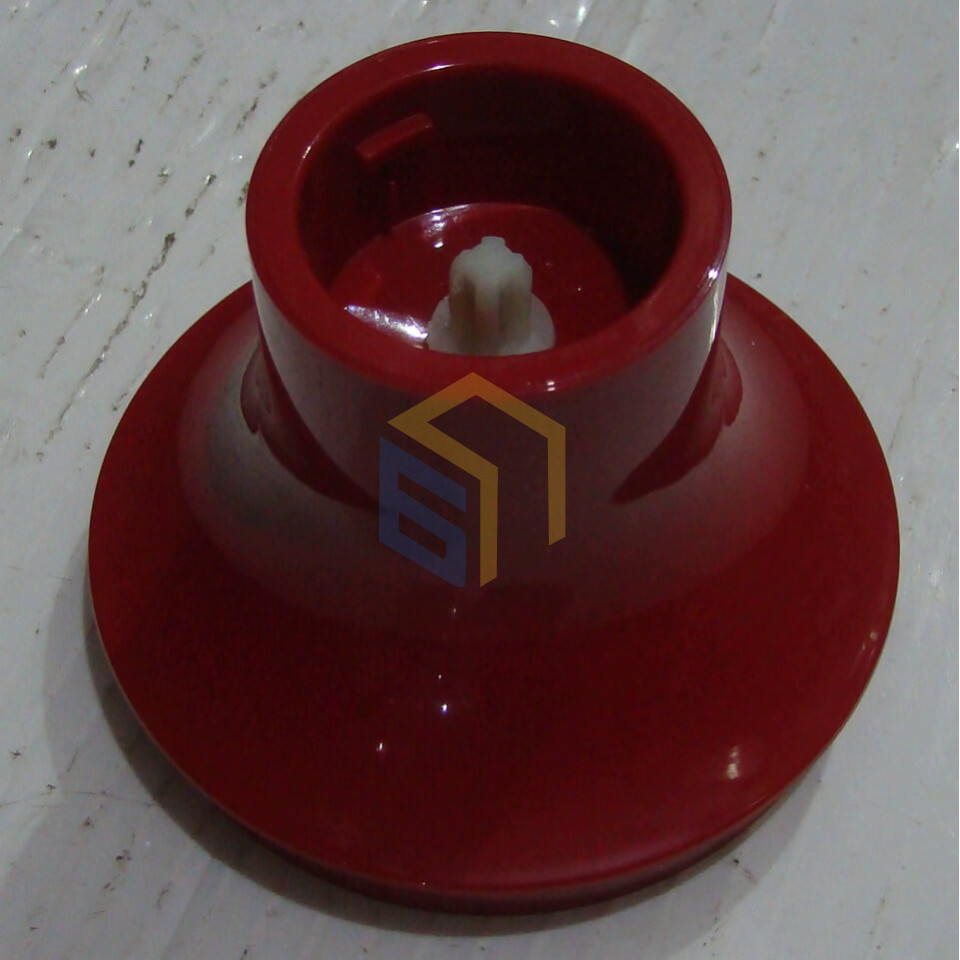 Редуктор (красный) для измельчителя чаши 600 мл блендера Grunhelm EBS-800SR, EBS-800SG (87292)