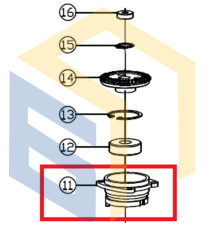 Втулка підшипника УШМ болгарки Forte AG 10-125M (88212)
