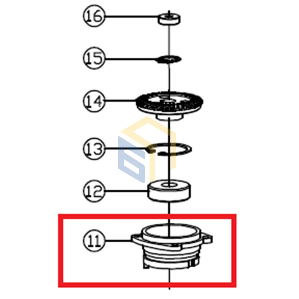 Втулка подшипника УШМ болгарки Forte AG 10-125M (88212)