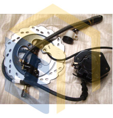 Задние тормоза в сборе мотоцикла FORTE FT200GY-C5B (93125)