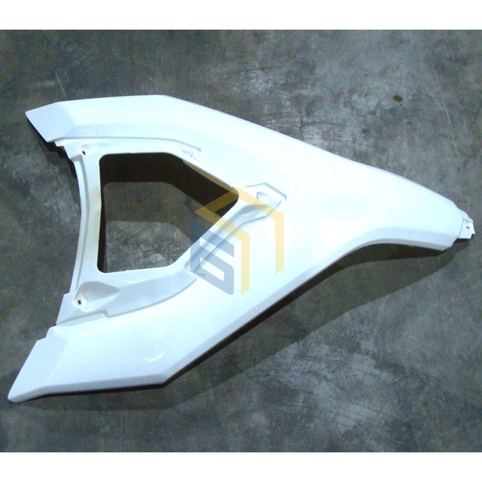 Передняя панель под стекло белая электроскутера Yadea S-Eagle (99614)